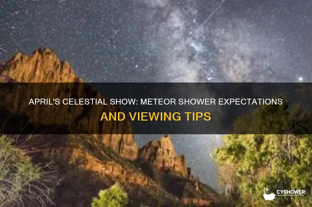 is there a meteor shower in april
