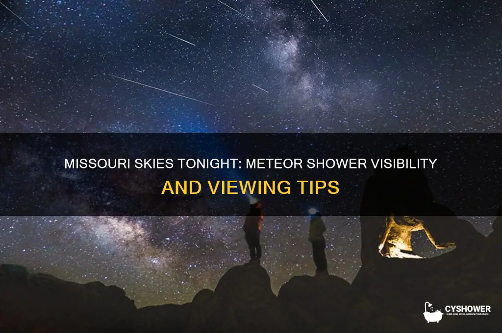 is there a meteor shower in missouri tonight