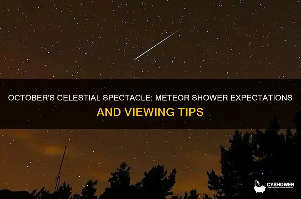 is there a meteor shower in october