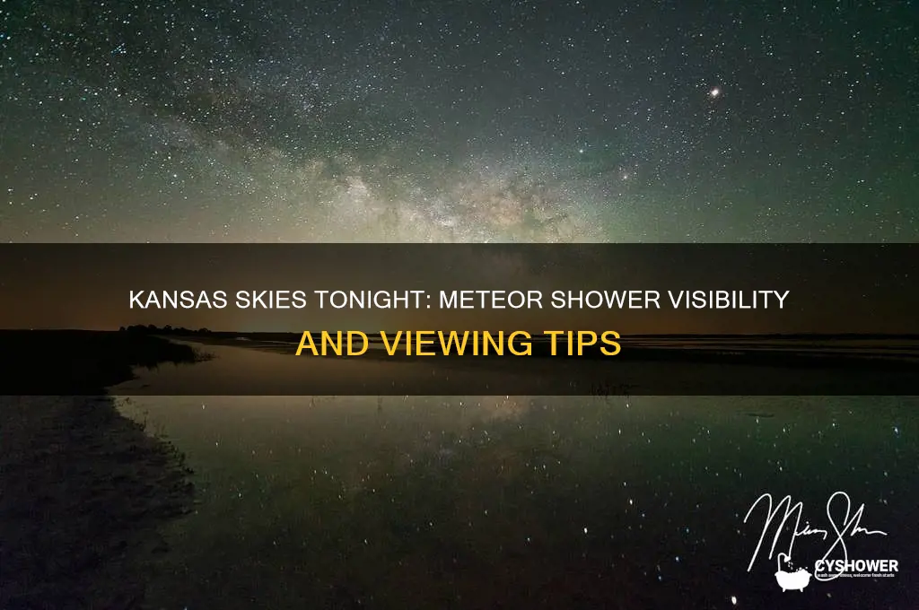 is there a meteor shower tonight in kansas