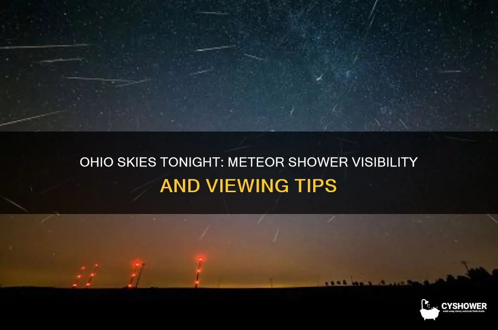 is there a meteor shower tonight in ohio