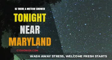 Meteor Shower Tonight Near Maryland: Visibility and Viewing Tips