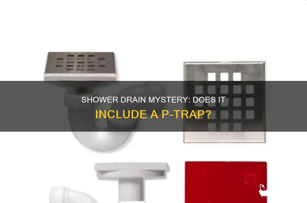 is there a p trap in a shower drain