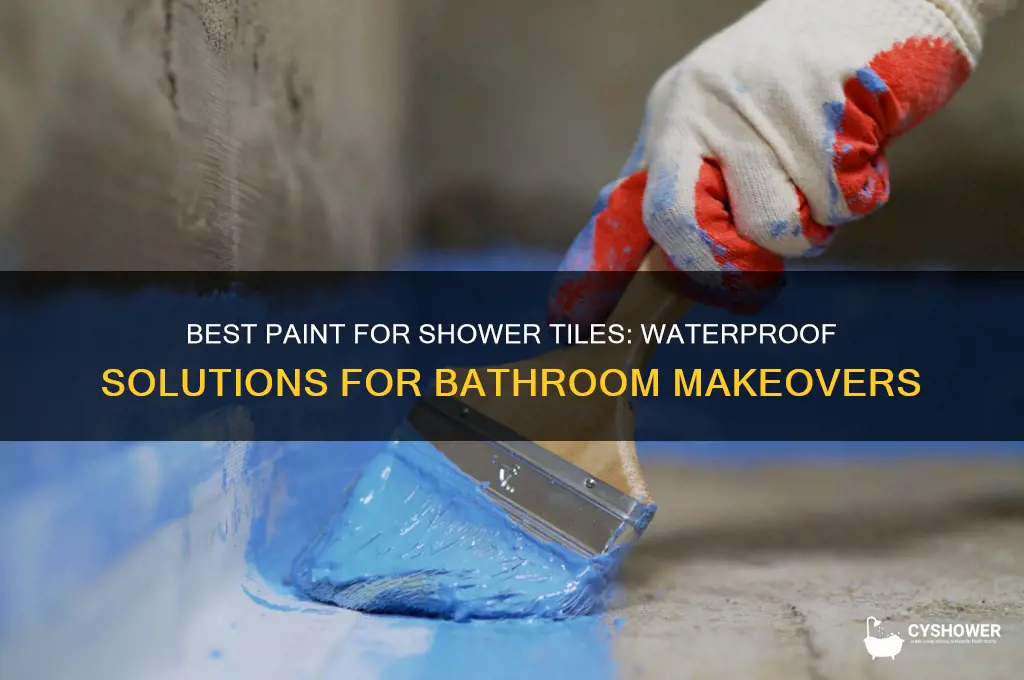 is there a paint for shower tiles
