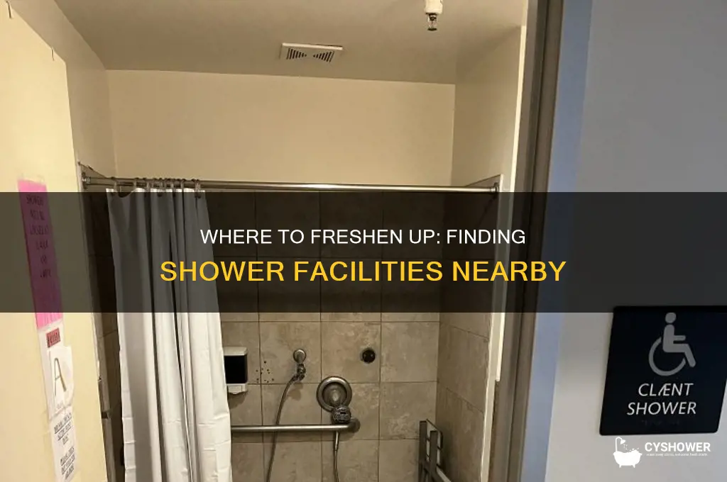 is there a place to take a shower
