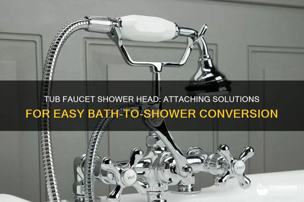is there a shower head that attaches to tub faucet