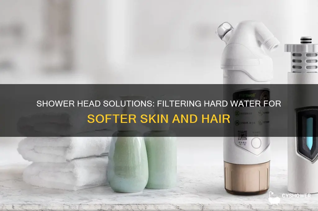 is there a shower head that filters hard water
