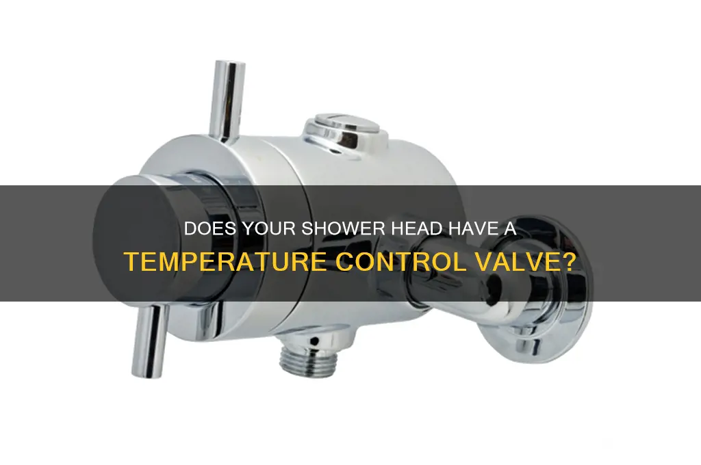 is there a temp control valve on a shower head