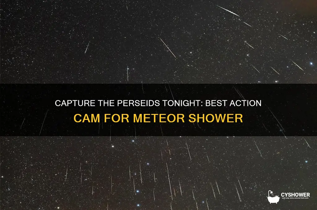 is there an action cam for meteor shower perseids tonight