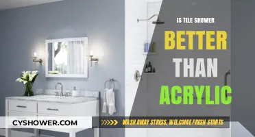 Tile vs. Acrylic Showers: Which Material Reigns Supreme?