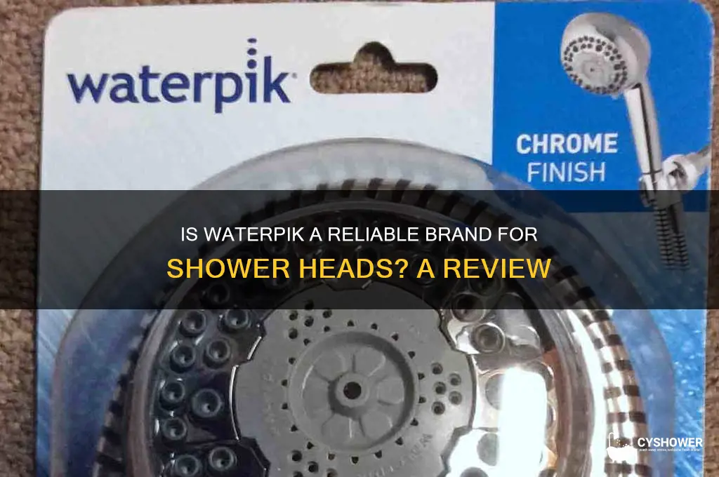 is waterpik a good brand shower head