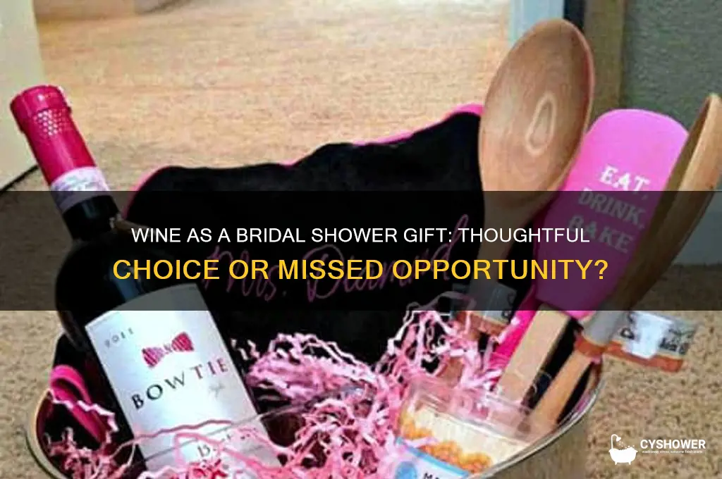 is wine a good bridal shower gift