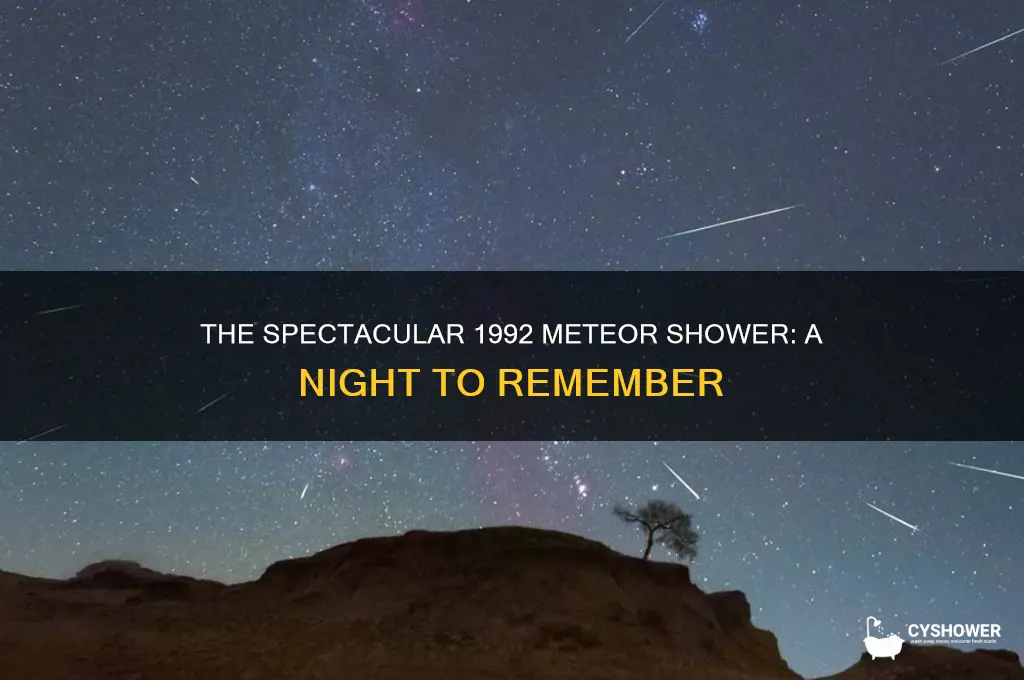 may 16 1992 meteor shower