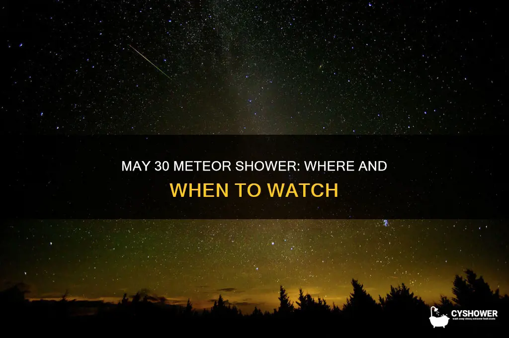 may 30 meteor shower map