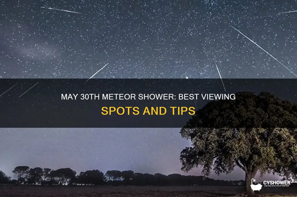 may 30th meteor shower where to look