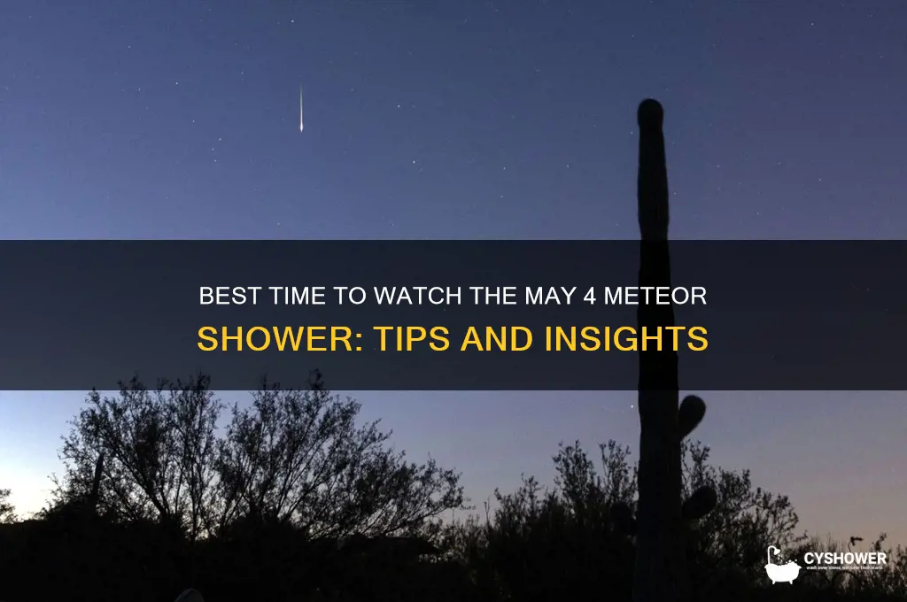 may 4 meteor shower best time