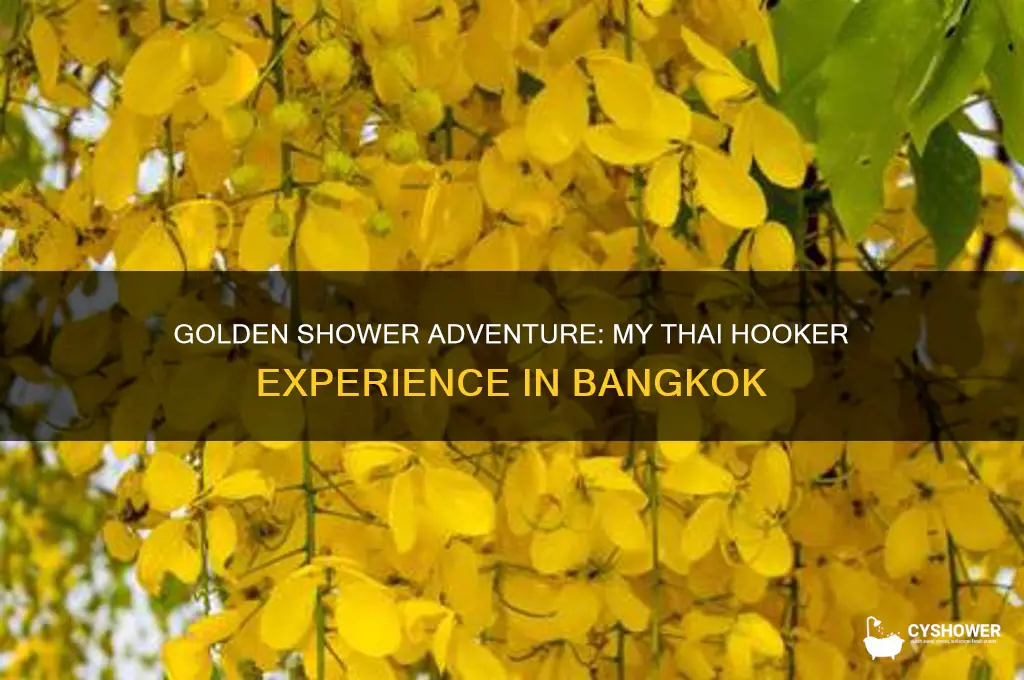 me getting a golden shower feom a thai hookee