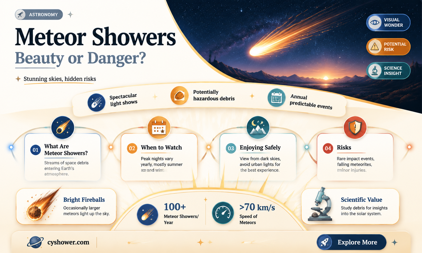 can a meteor shower kill you