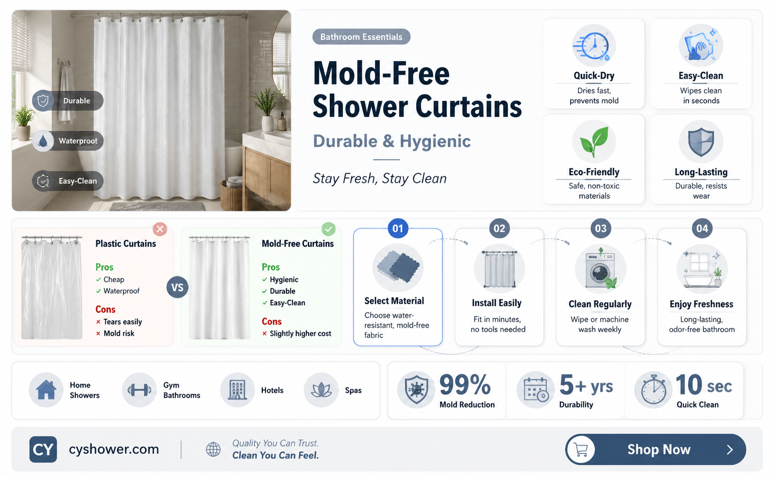 are there any shower curtains that won