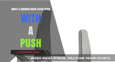 Shower Door Latch Dilemma: Push-to-Open or Pull-to-Release?