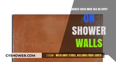 Offset or Stacked: Best Layout for 13x13 Shower Wall Tiles