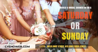 Bridal Shower Weekend: Saturday or Sunday – Which Day is Best?