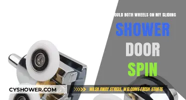 Do Both Shower Door Wheels Need to Spin for Smooth Sliding?