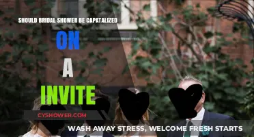 Bridal Shower Capitalization: To Capitalize or Not on Invites?