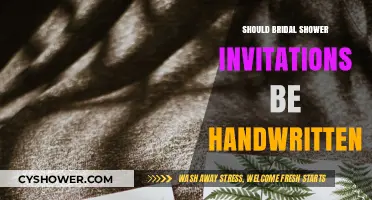 Handwritten vs. Printed: The Perfect Bridal Shower Invitation Choice