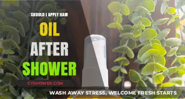 Post-Shower Hair Oil: Benefits, Best Practices, and When to Apply
