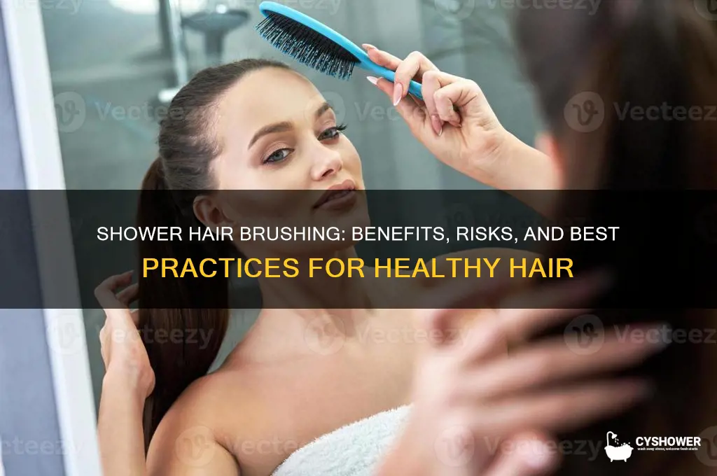 should i brush my hair in the shower