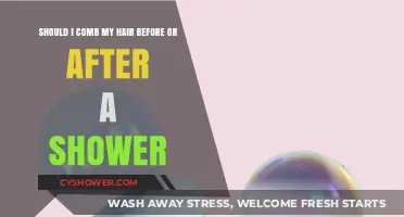 Pre-Shower or Post-Shower: When Should You Comb Your Hair?