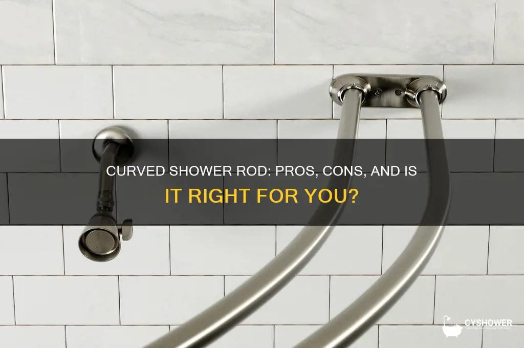 should i get a curved shower rod
