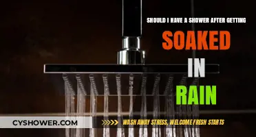 Rain-Soaked Dilemma: Should You Shower After Getting Caught in the Rain?