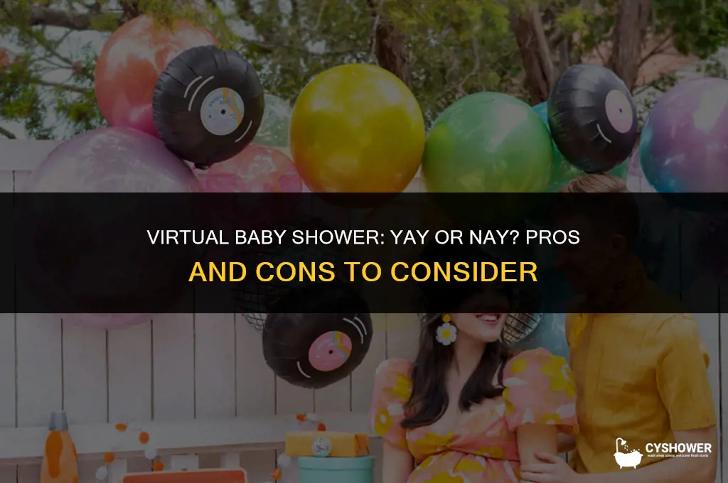 should i have a virtual baby shower