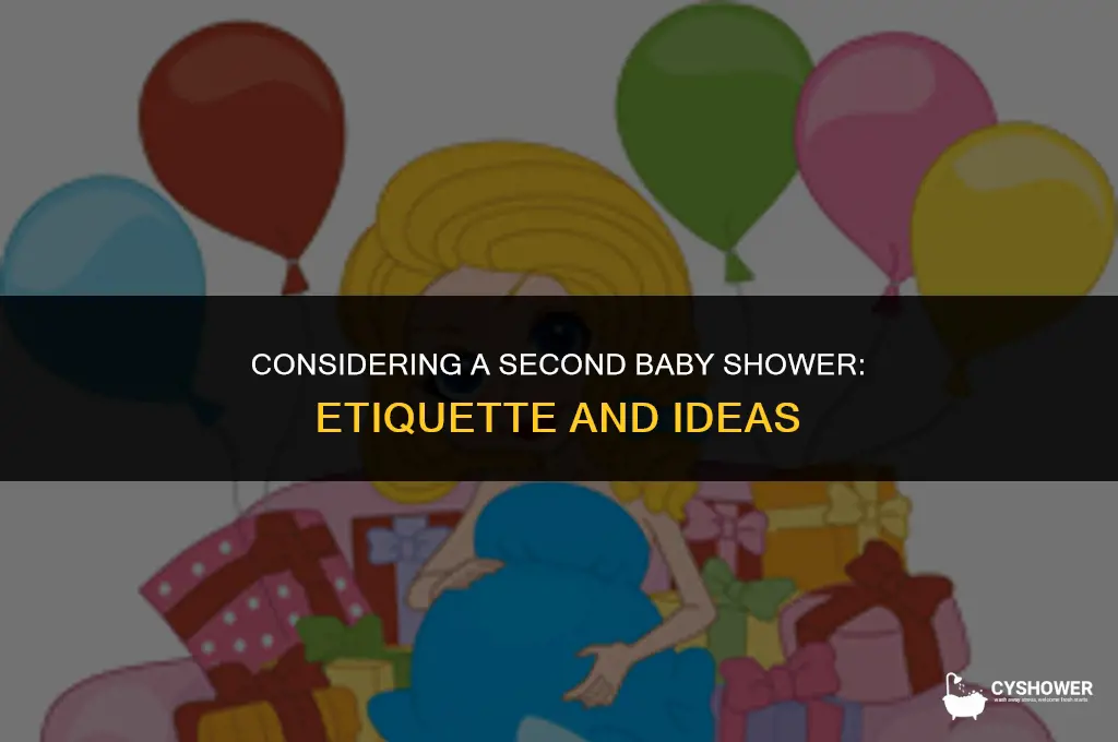 should i have another baby shower