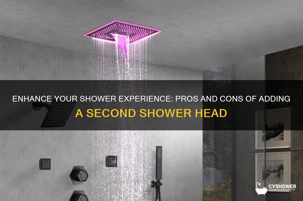 should i install a second shower head
