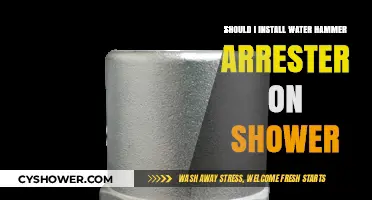 Should You Install a Water Hammer Arrester on Your Shower?