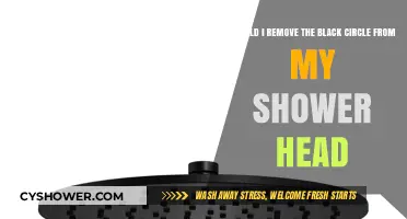Should You Remove the Black Circle from Your Shower Head?