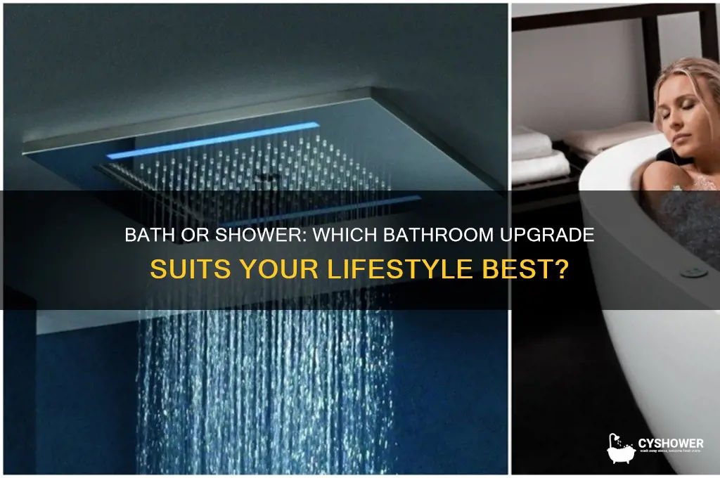 should i replace bath with shower