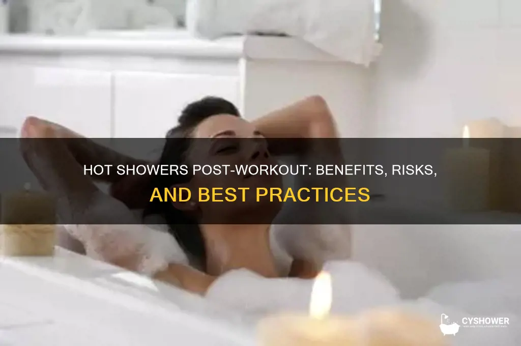 should i shower with hot water after workout