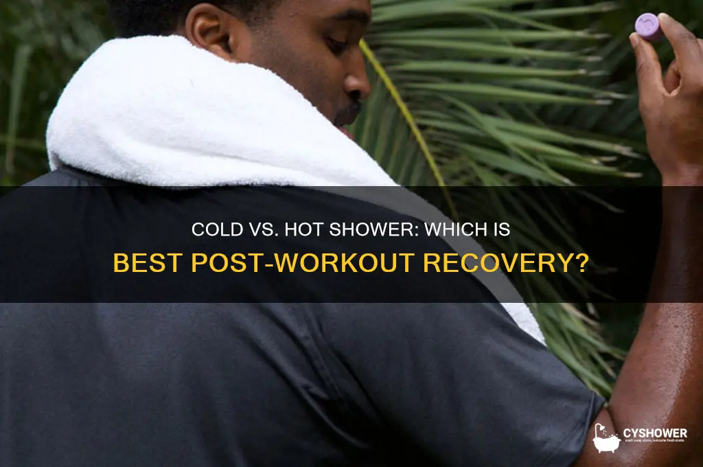 should i take a cold or hot shower after workout