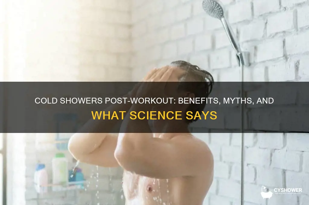 should i take a cold shower after the gym