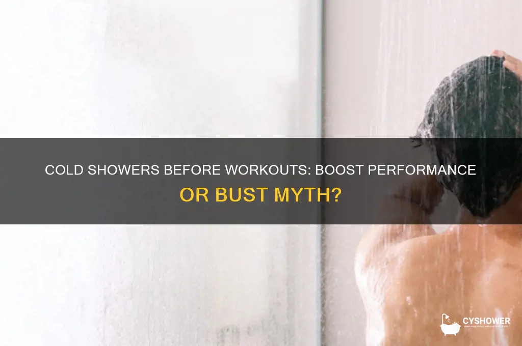 should i take a cold shower before working out