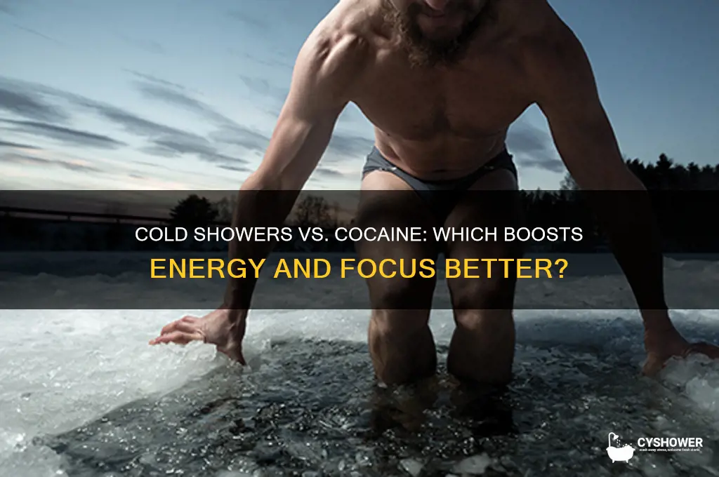 should i take a cold shower cocaine