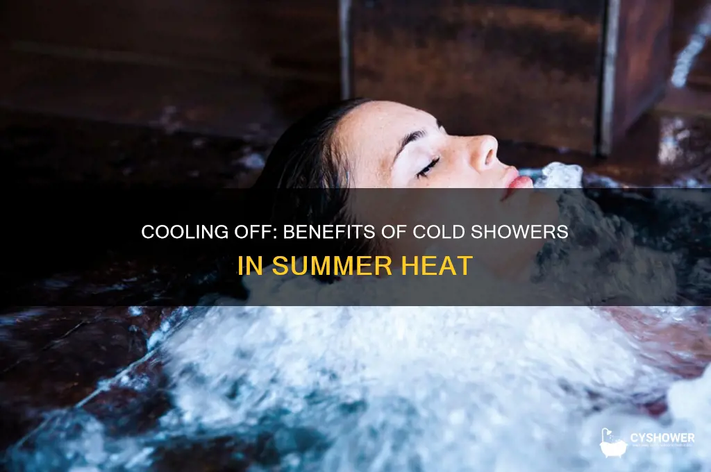 should i take a cold shower in the summer
