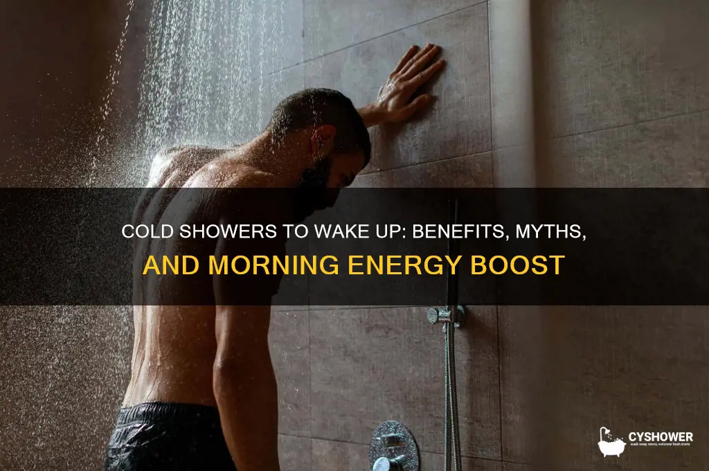 should i take a cold shower to wake up
