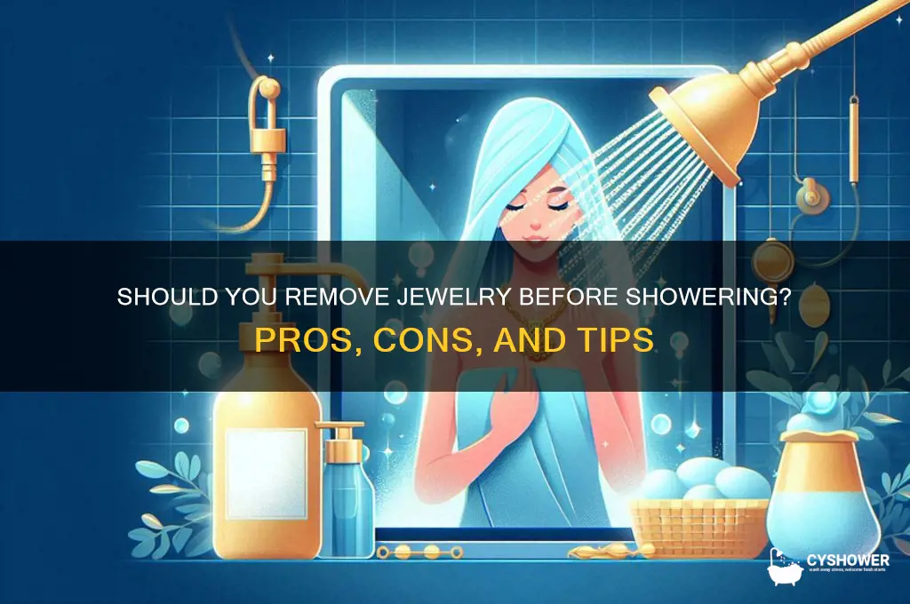 should i take my jewelry off to shower