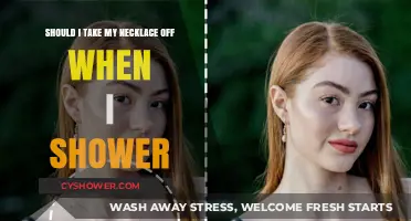 Should You Remove Your Necklace Before Showering? Pros and Cons