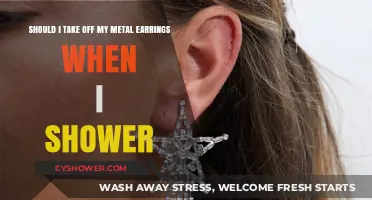 Should You Remove Metal Earrings Before Showering? Pros and Cons